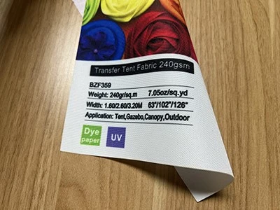Transfer Tent Fabric 240gsm Transfer Tent Fabric 240gsm