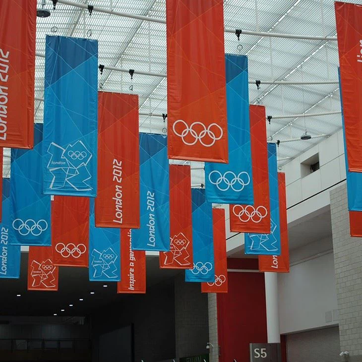 Eco-Solvent Hanging Banner Polyester Flag Fabric
