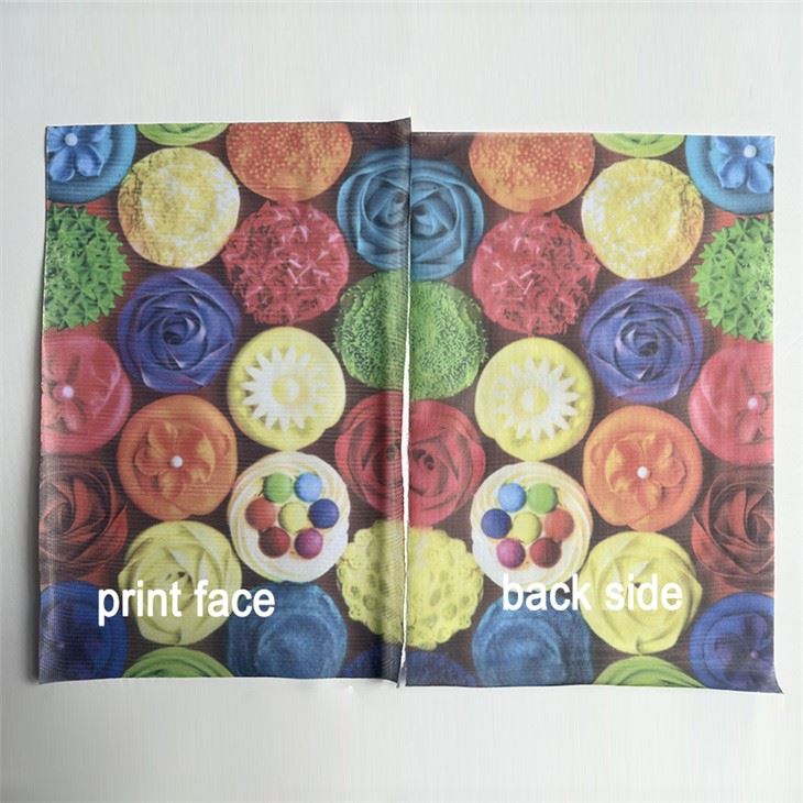Solvent Mirror Banner Flag Fabric
